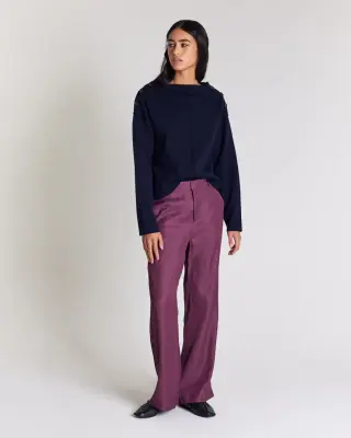 Pantalon Ferdinand prune — photo 2