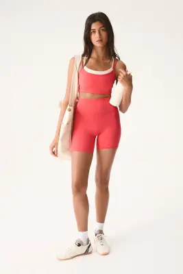 Short cycliste High Waist SculptMove™ - Pastèque — photo 2