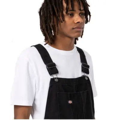 DICKIES DUCK CANVAS SALOPETTE Noir — photo 5