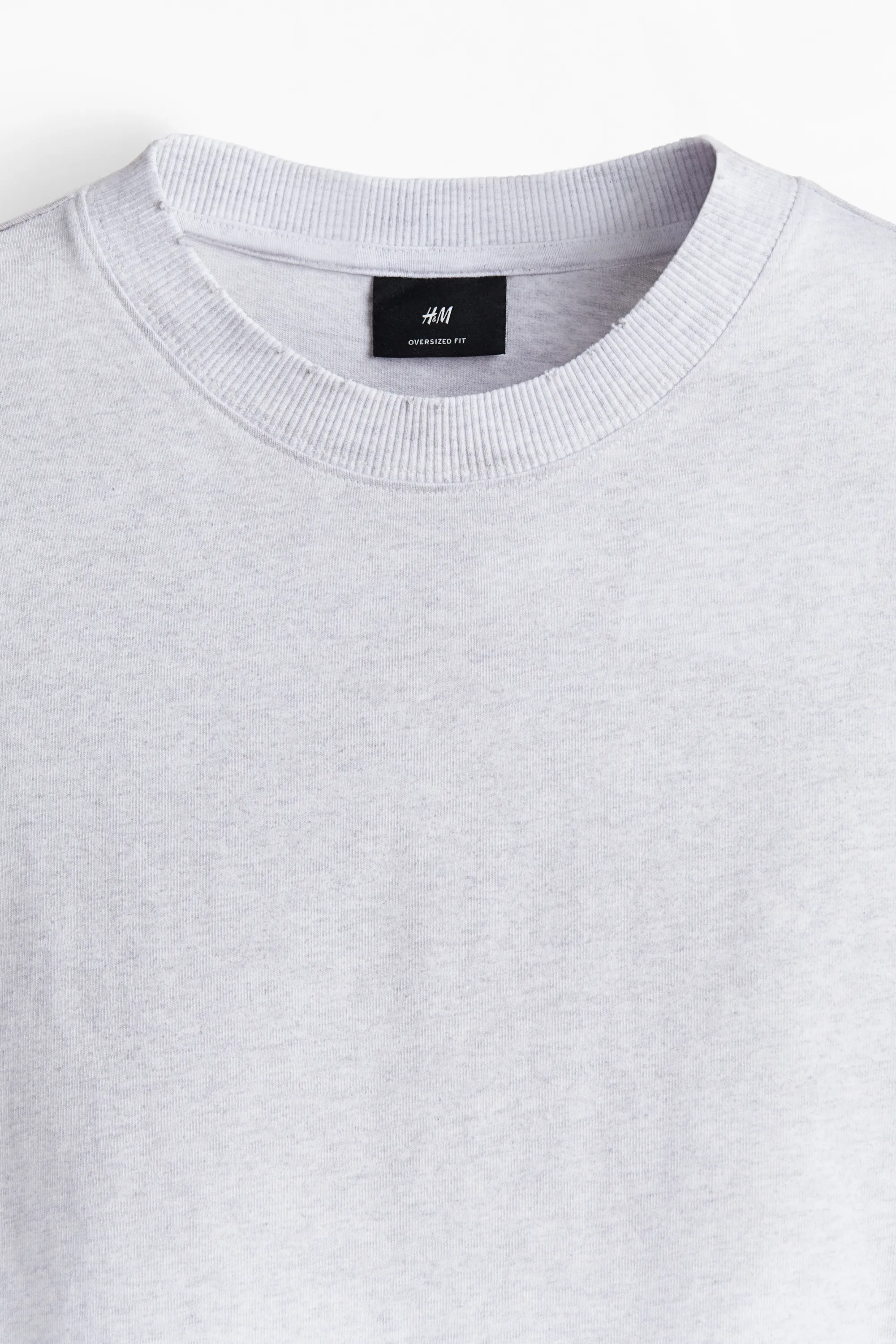 T-shirt Oversized Fit - Gris chiné