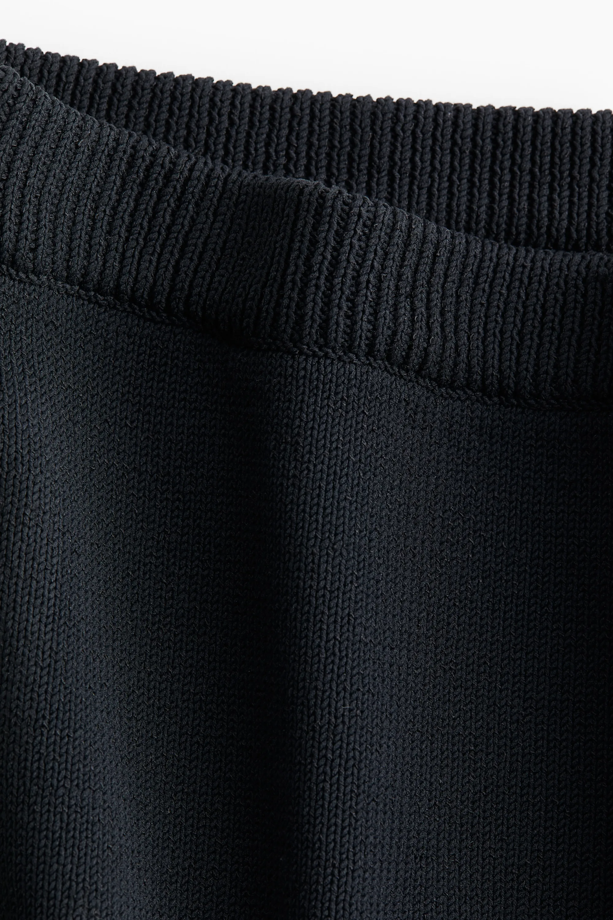 Short en maille - Quasi noir