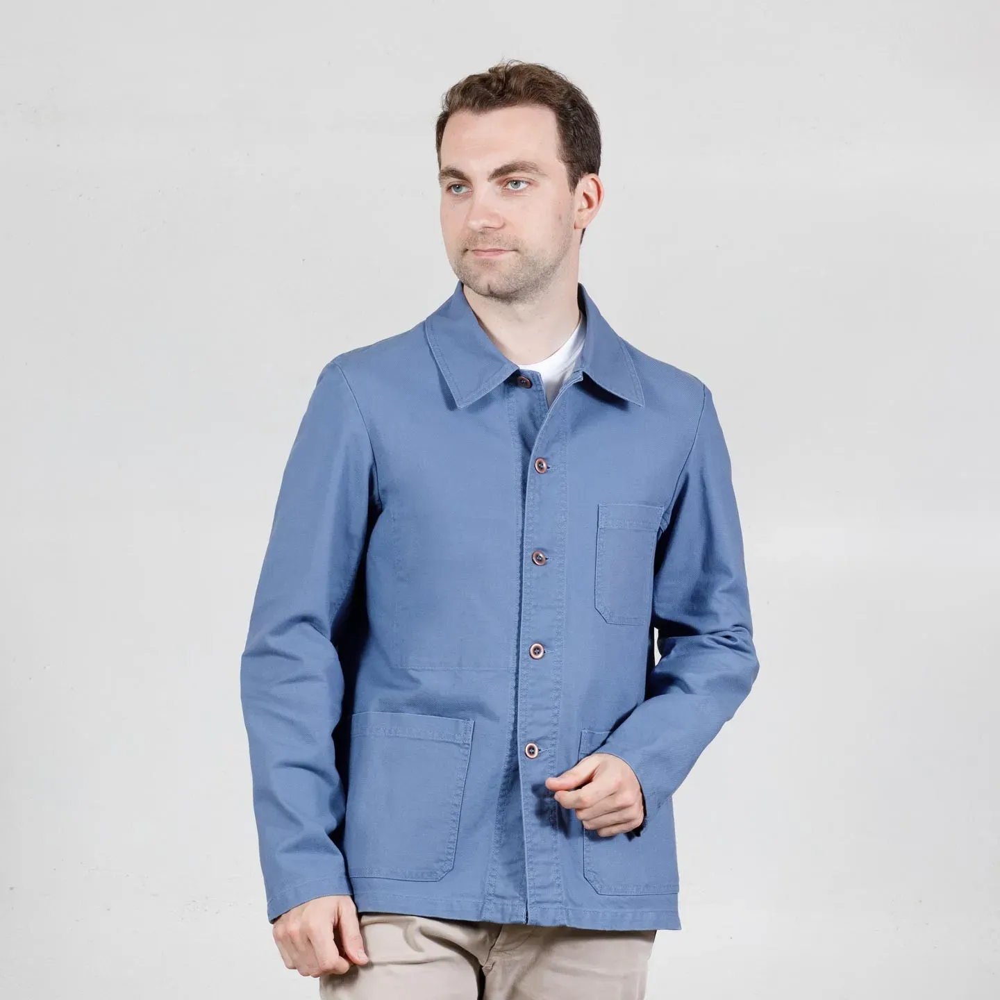 Veste de travail authentique coton bio 1G/5C - Postman