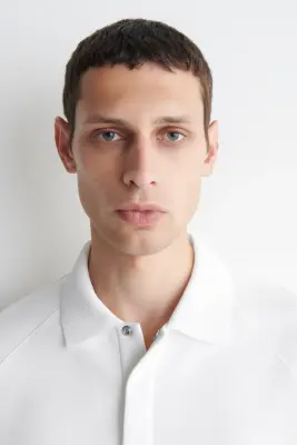 POLO EN JERSEY DE NÉOPRÈNE - BLANC — photo 3