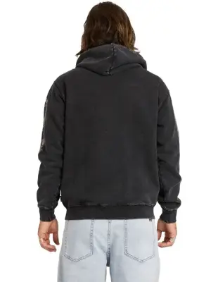 sweat shirt volcom die by the stone zip – light acid black — photo 2