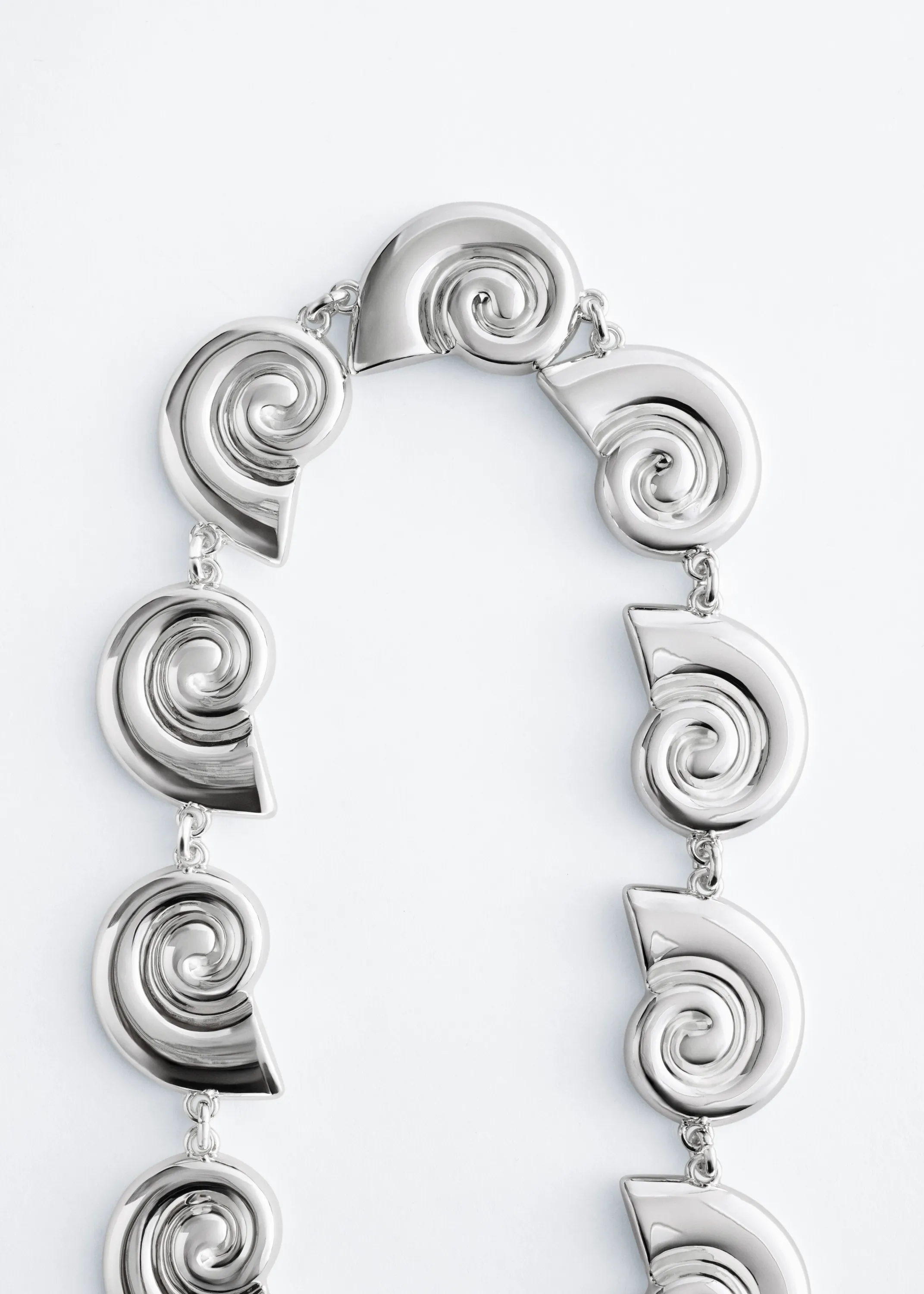 Collier à détails coquillage - Argenté