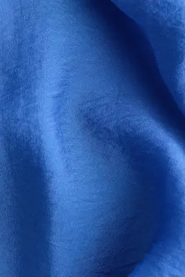 Robe trapèze avec dos dégagé - Bleu — photo 3