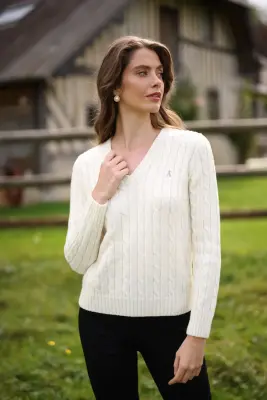 Christin Wool Sweater - Cream — photo 2