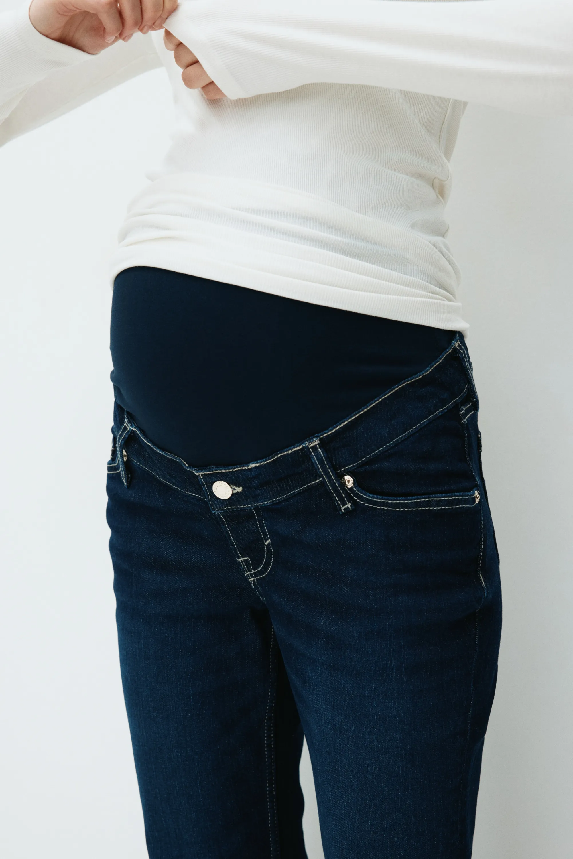 MAMA Flared Jeans - Bleu denim foncé