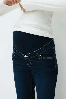 MAMA Flared Jeans - Bleu denim foncé — photo 1
