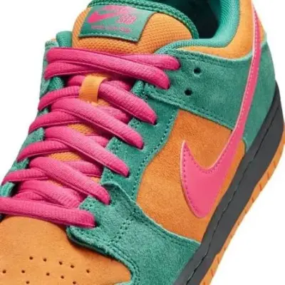 Chaussure Nike sb dunk low pro – Green Noise / Watermelon — photo 3