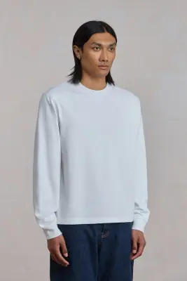 T-shirt 'Chuuunky Tee' Manches Longues - Blanc — photo 4