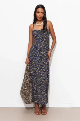 Robe longue à fines bretelles — photo 2