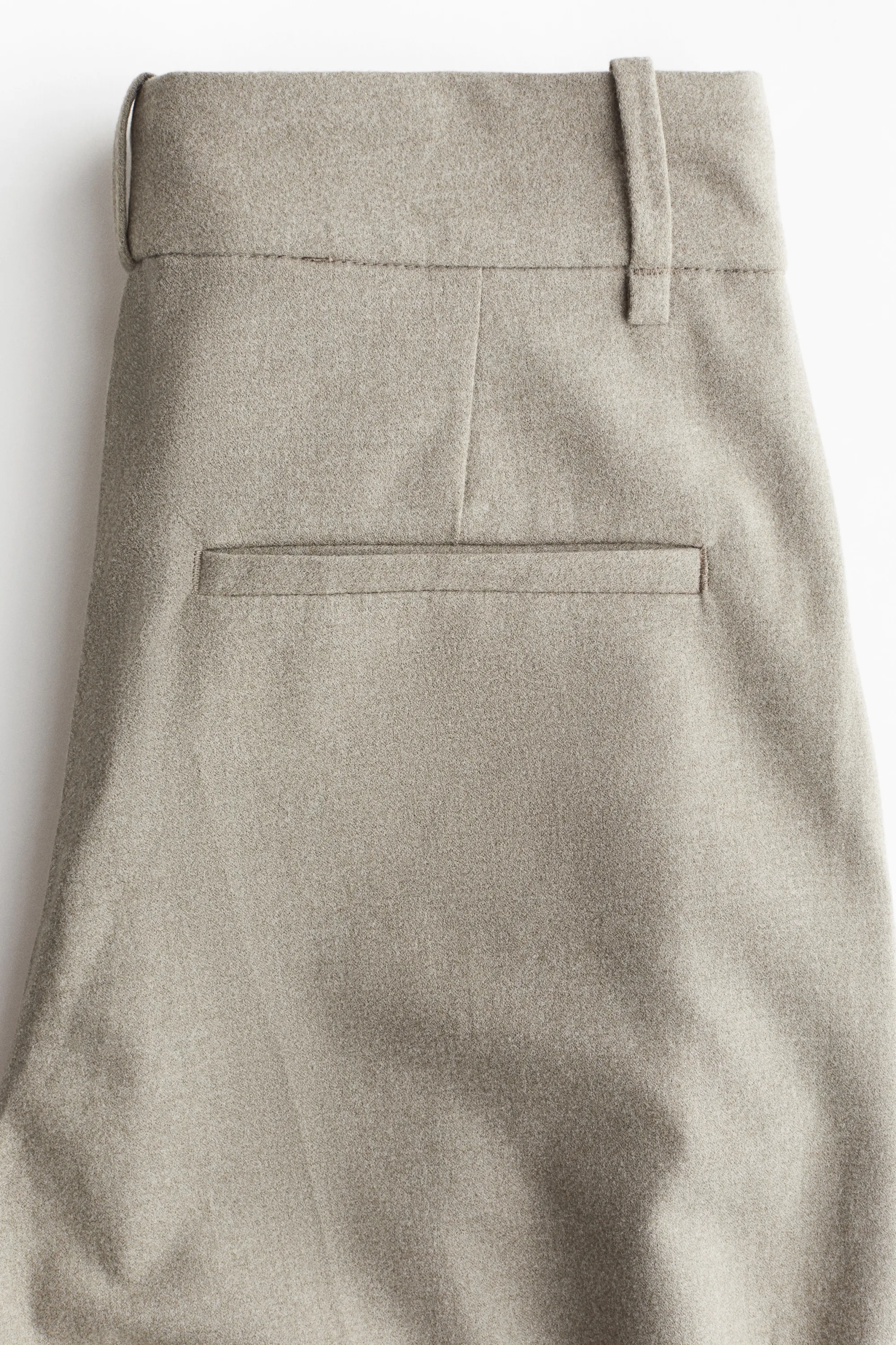 Pantalon chic à jambes larges - Beige chiné
