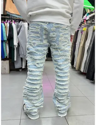 jeans baggy ikao bleu délavé — photo 4