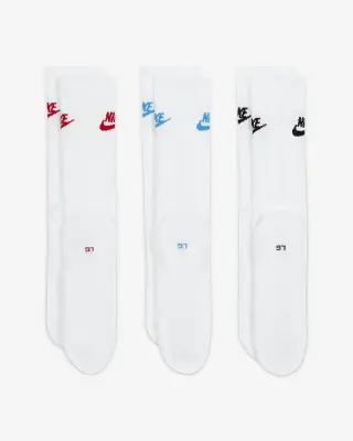 Chaussettes Nike essentials tri-pack – White — photo 3