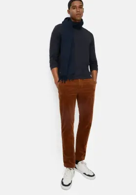 CAMEL ACTIVE CHINO VELOURS GRANDE LONGUEUR Marron — photo 5