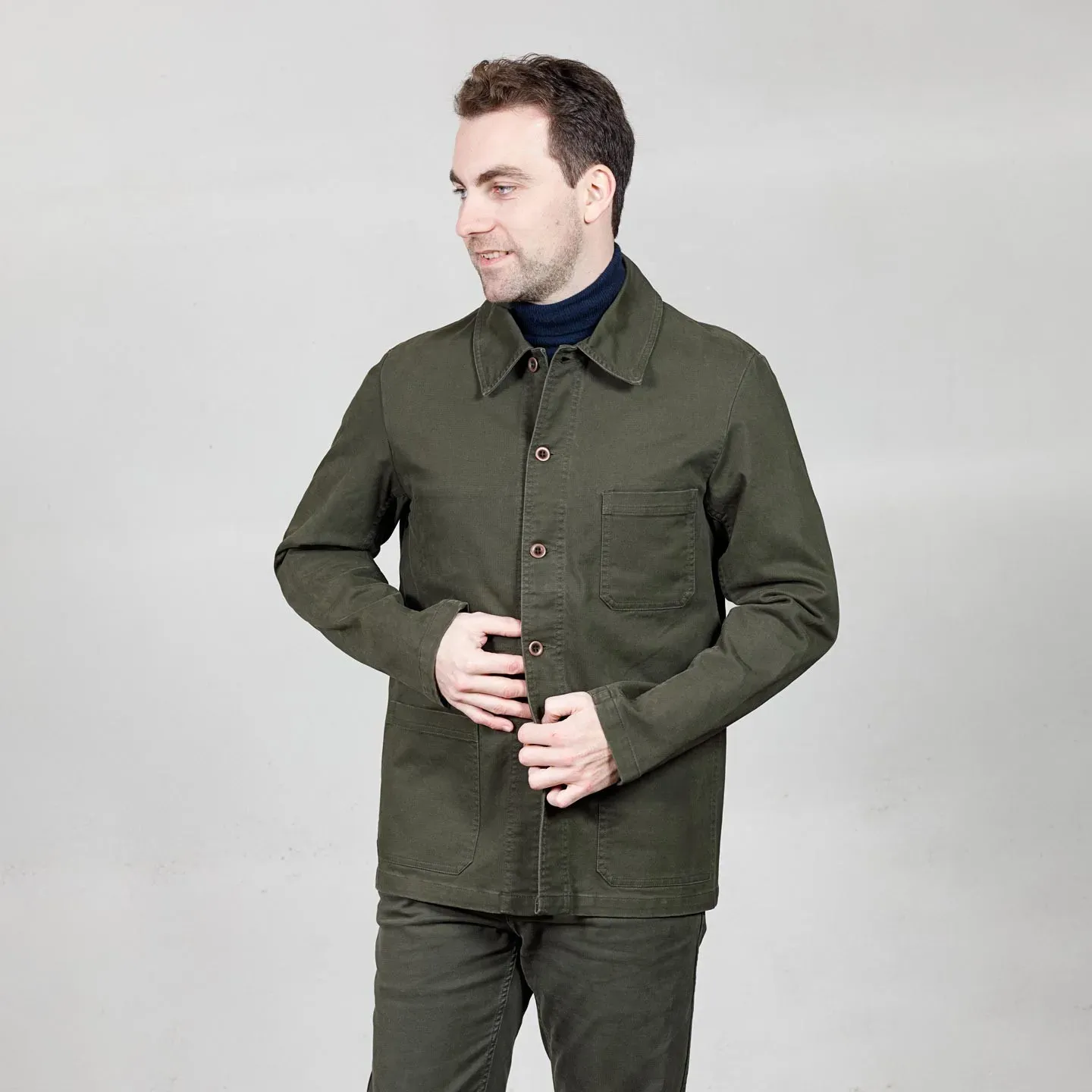 Veste workwear à tissu sergé brossé 2A/5C - Navy
