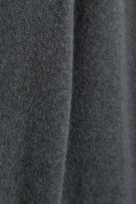Pull ample en laine mélangée - Gris foncé — photo 4