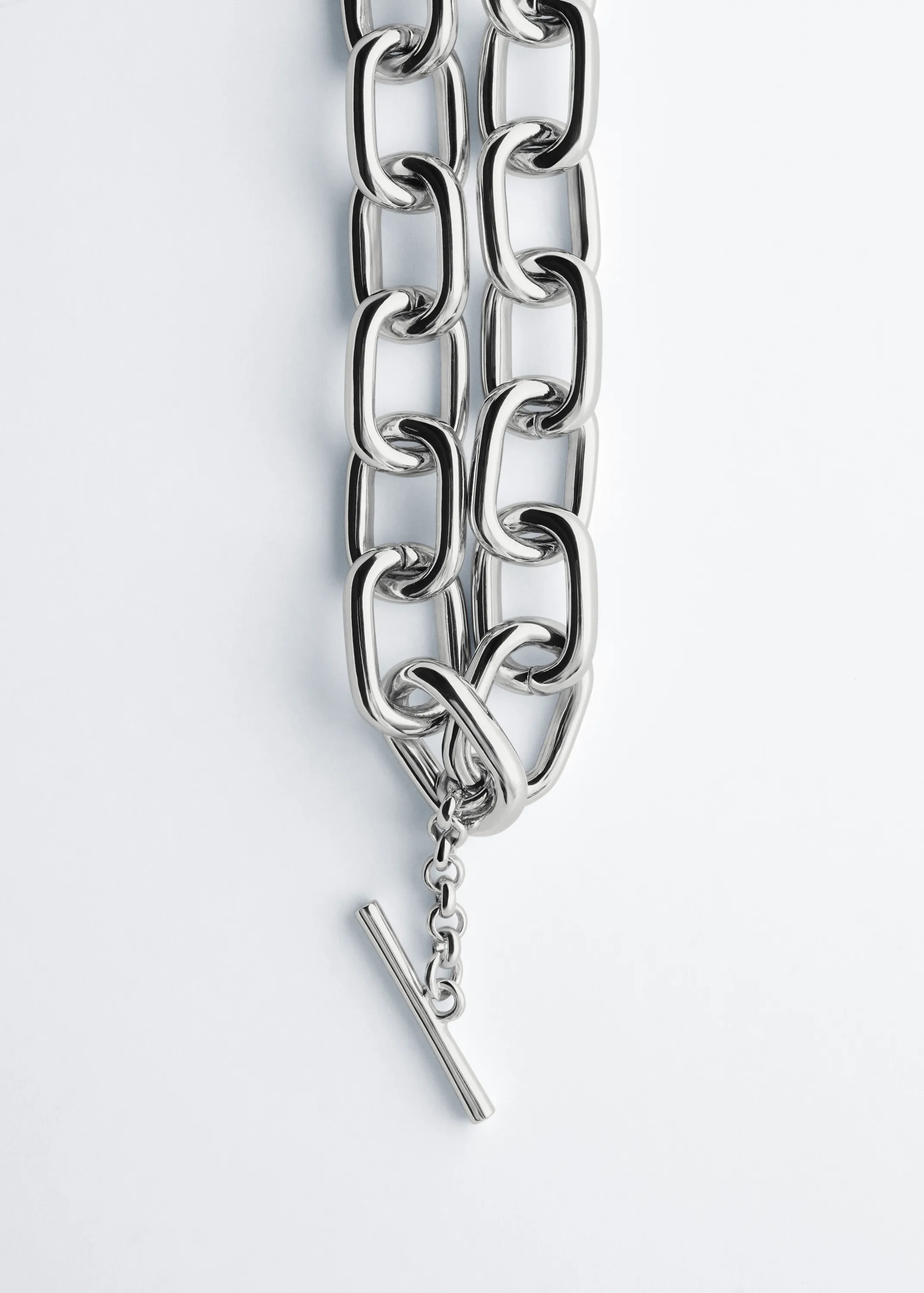 Collier en chaîne - Argenté