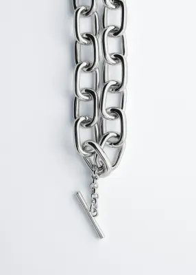 Collier en chaîne - Argenté — photo 1
