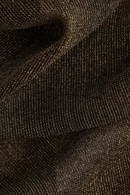 Robe moulante scintillante - Noir/doré — photo 4
