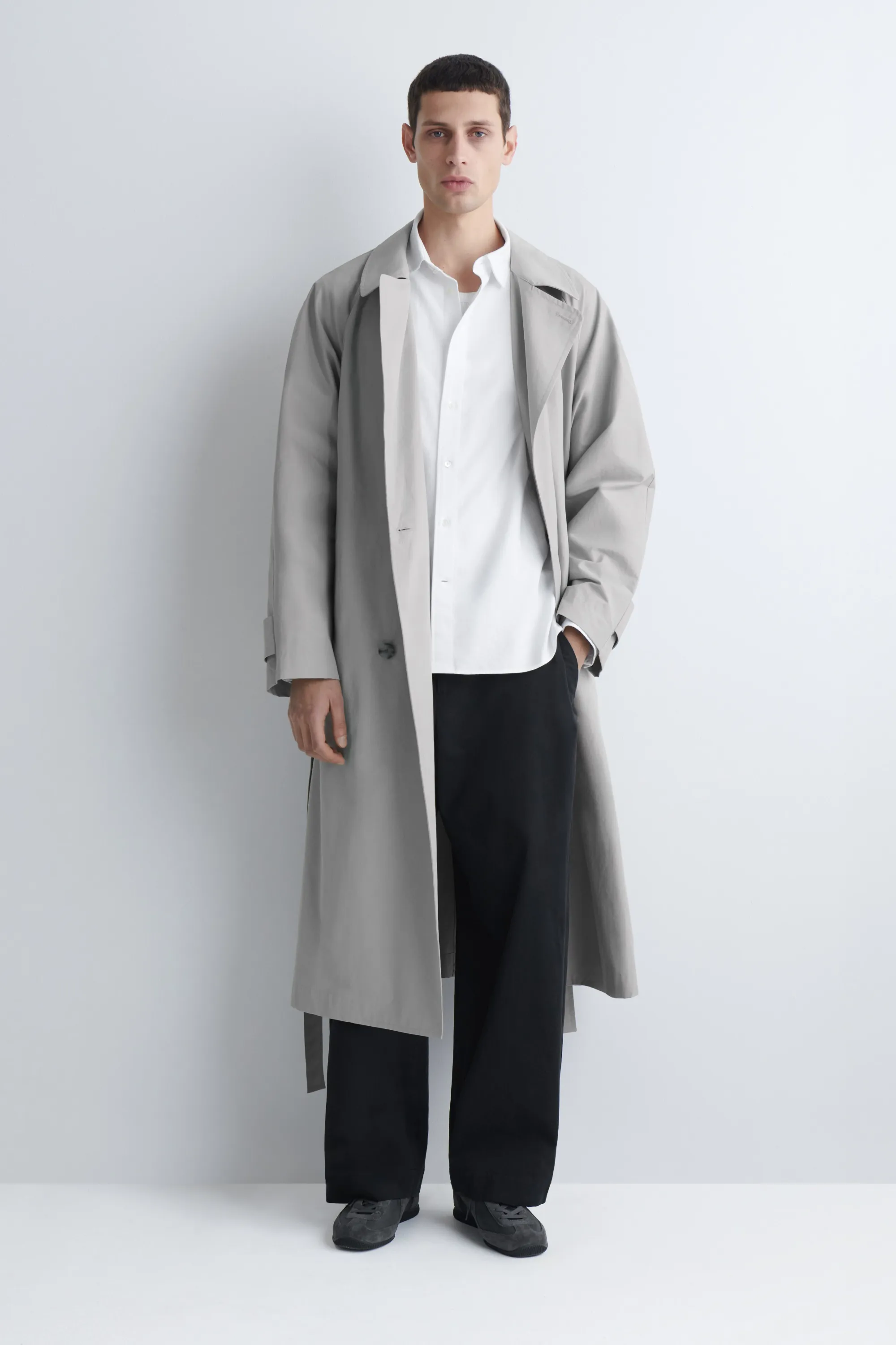 CHEMISE OXFORD EN COTON - BLANC