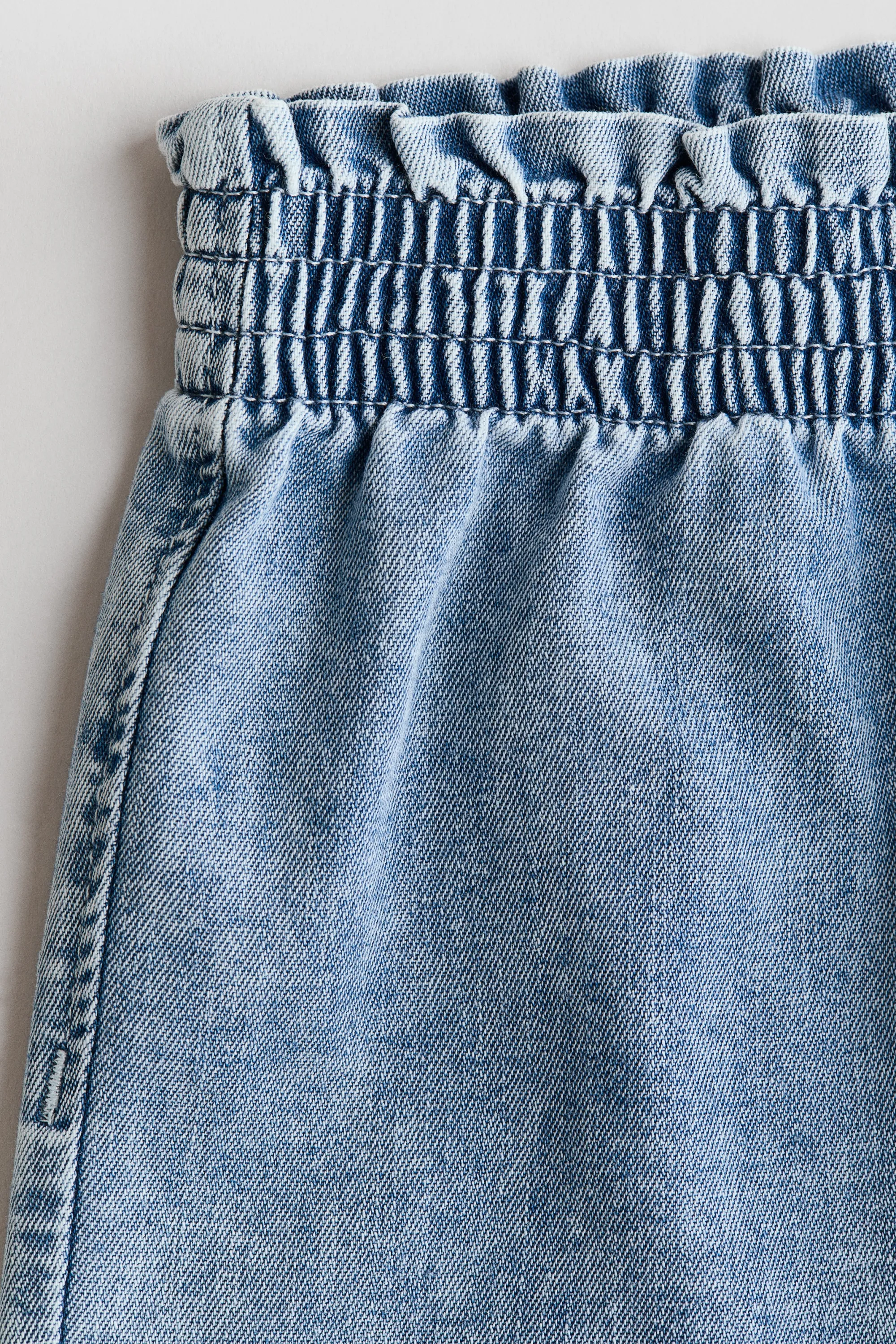 Short Loose Fit en denim - Bleu denim