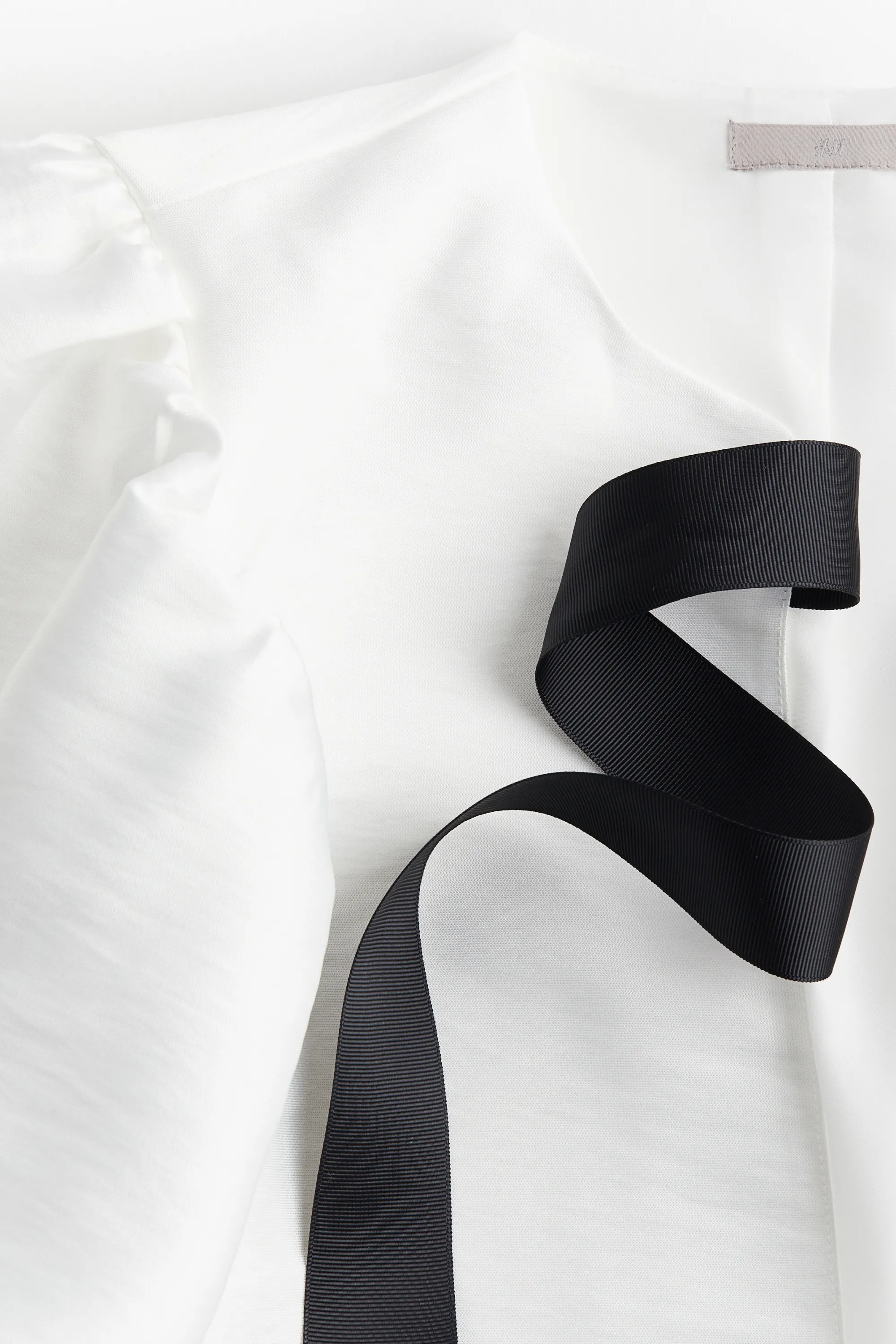 Blouse à manches ballon - Blanc