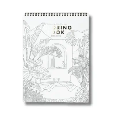 Carnet de coloriage pour adultes Exotic Bath Tub — photo 1