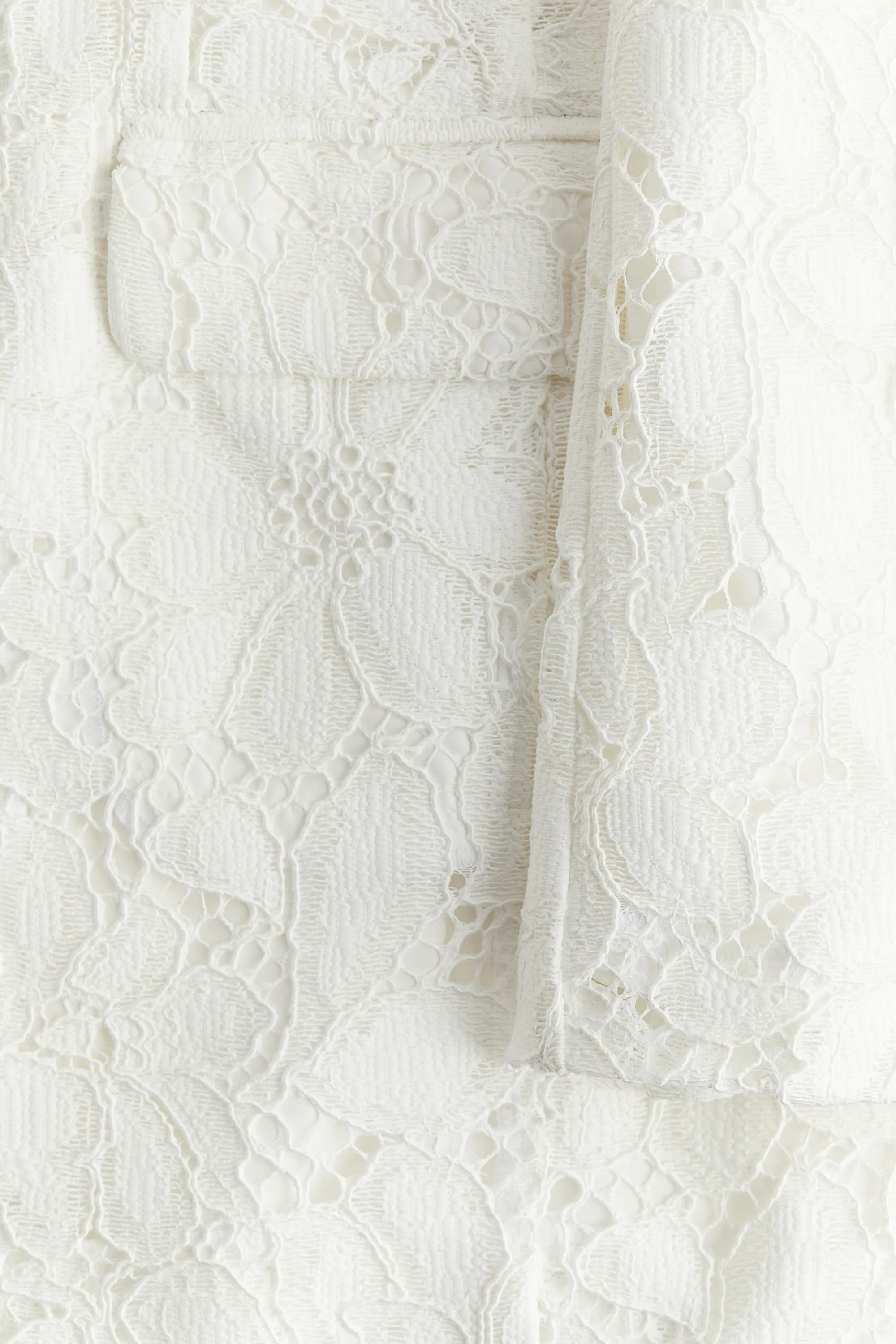 Blazer en dentelle - Blanc