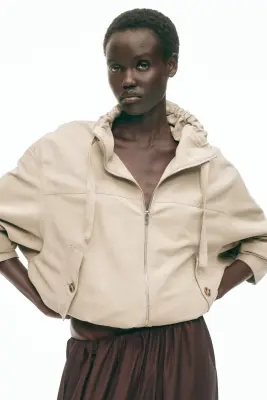 Veste en lin mélangé - Beige — photo 1
