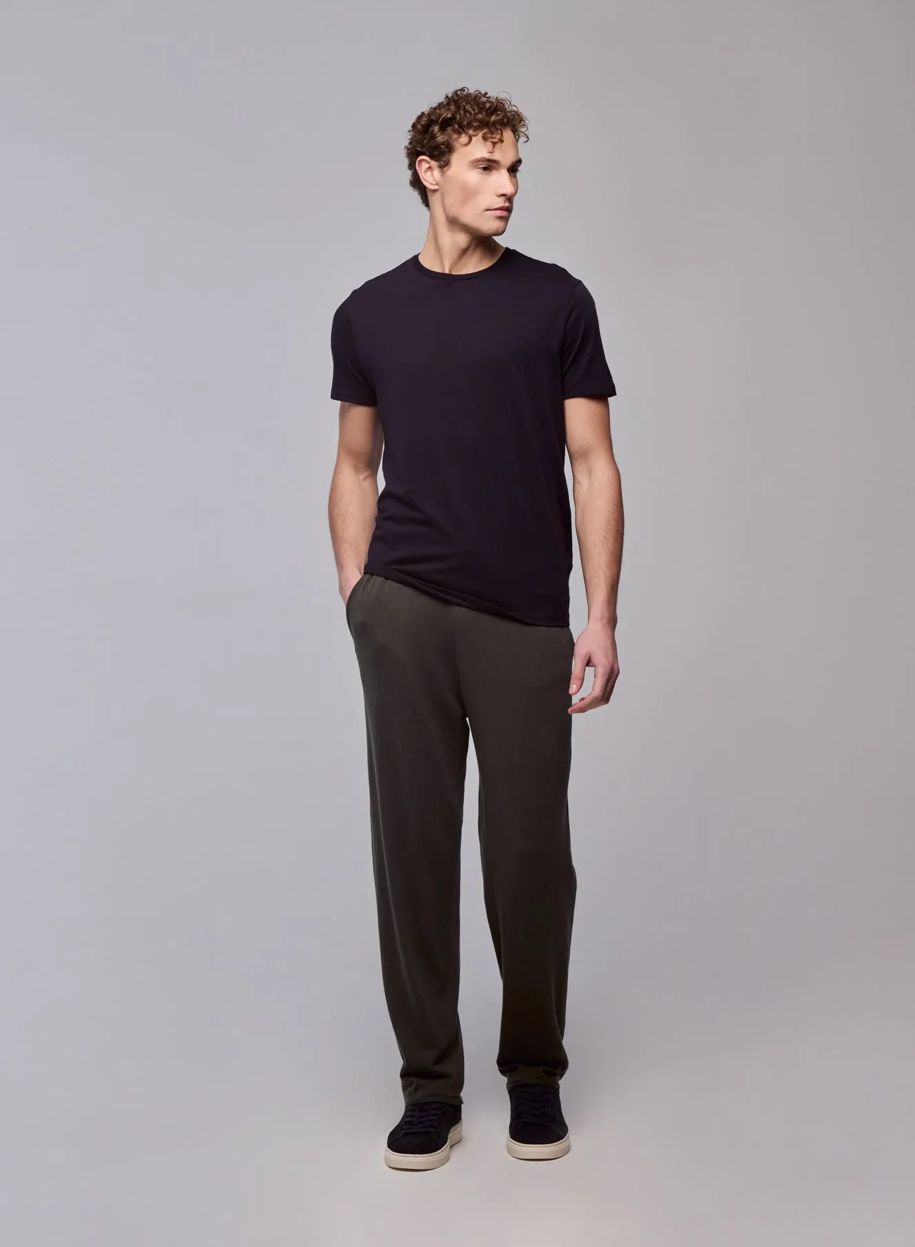 Pantalon Vert en Coton organique / Elasthanne