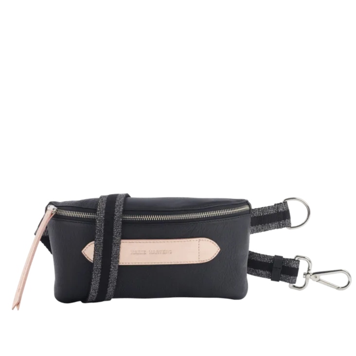 Sac banane coachella black rosé - Marie Martens