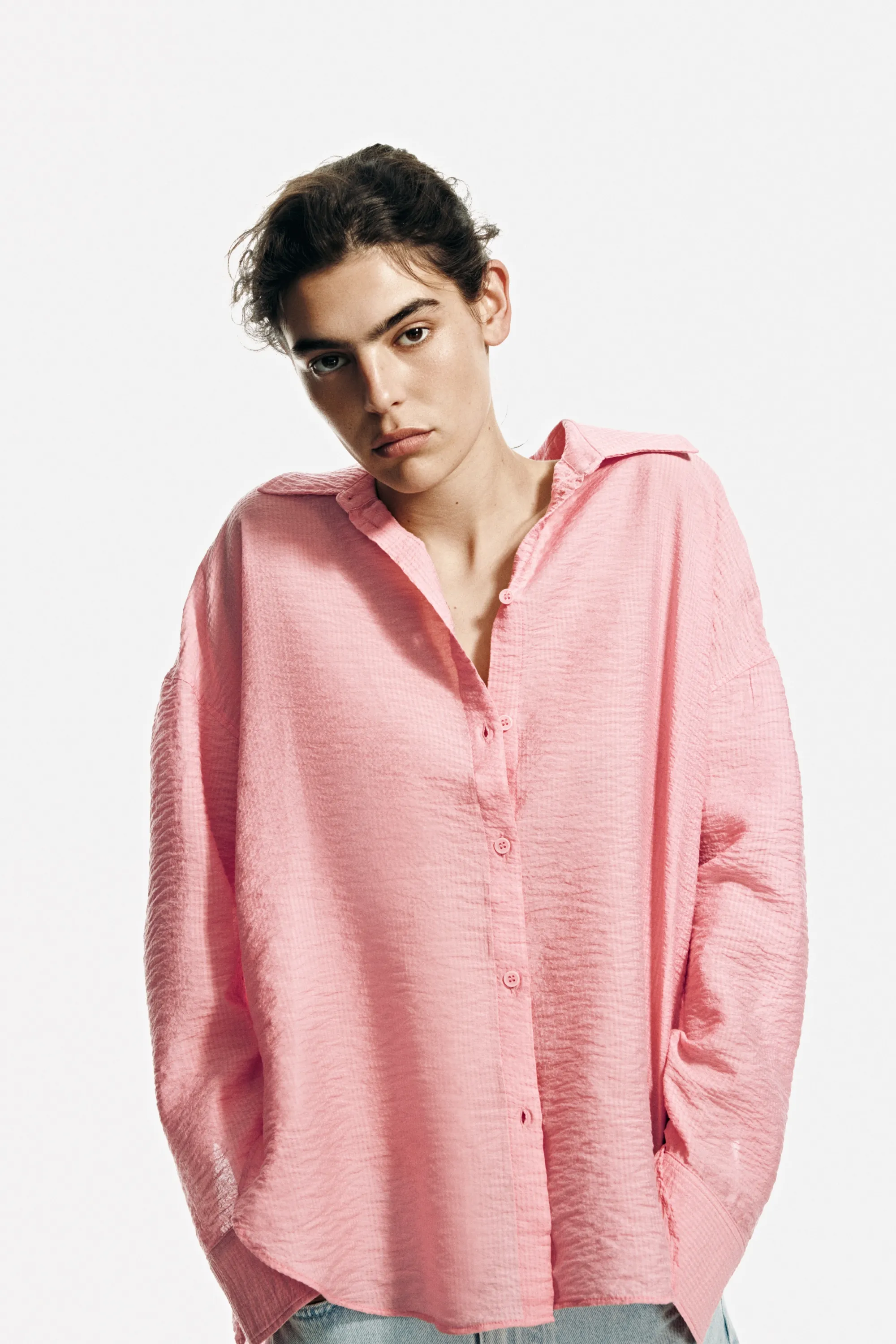 Chemise oversize - Rose