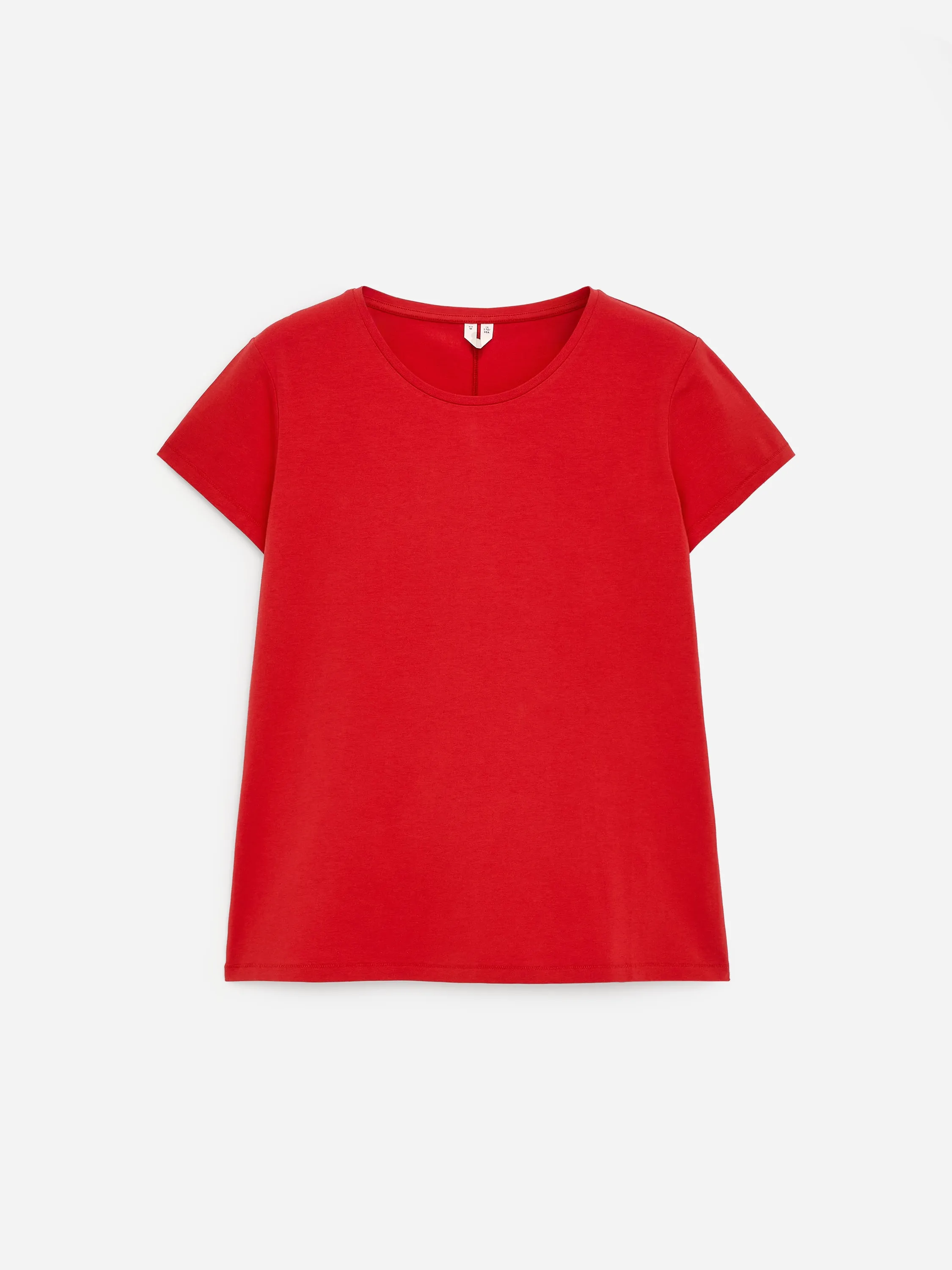 T-shirt slim à manches courtes - Rouge