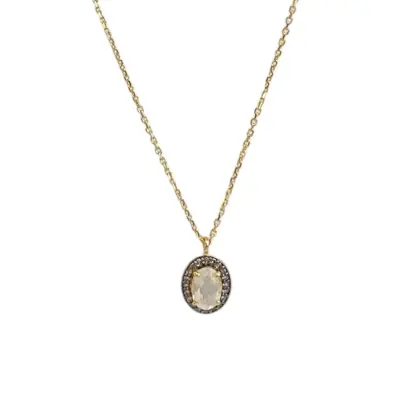 Collier Victoria pierre de lune - Vic & Max — photo 1