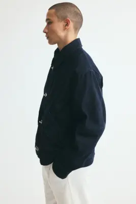 Veste en denim - Bleu denim foncé — photo 4