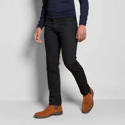 Jeans droit noir Albert confort — photo 2
