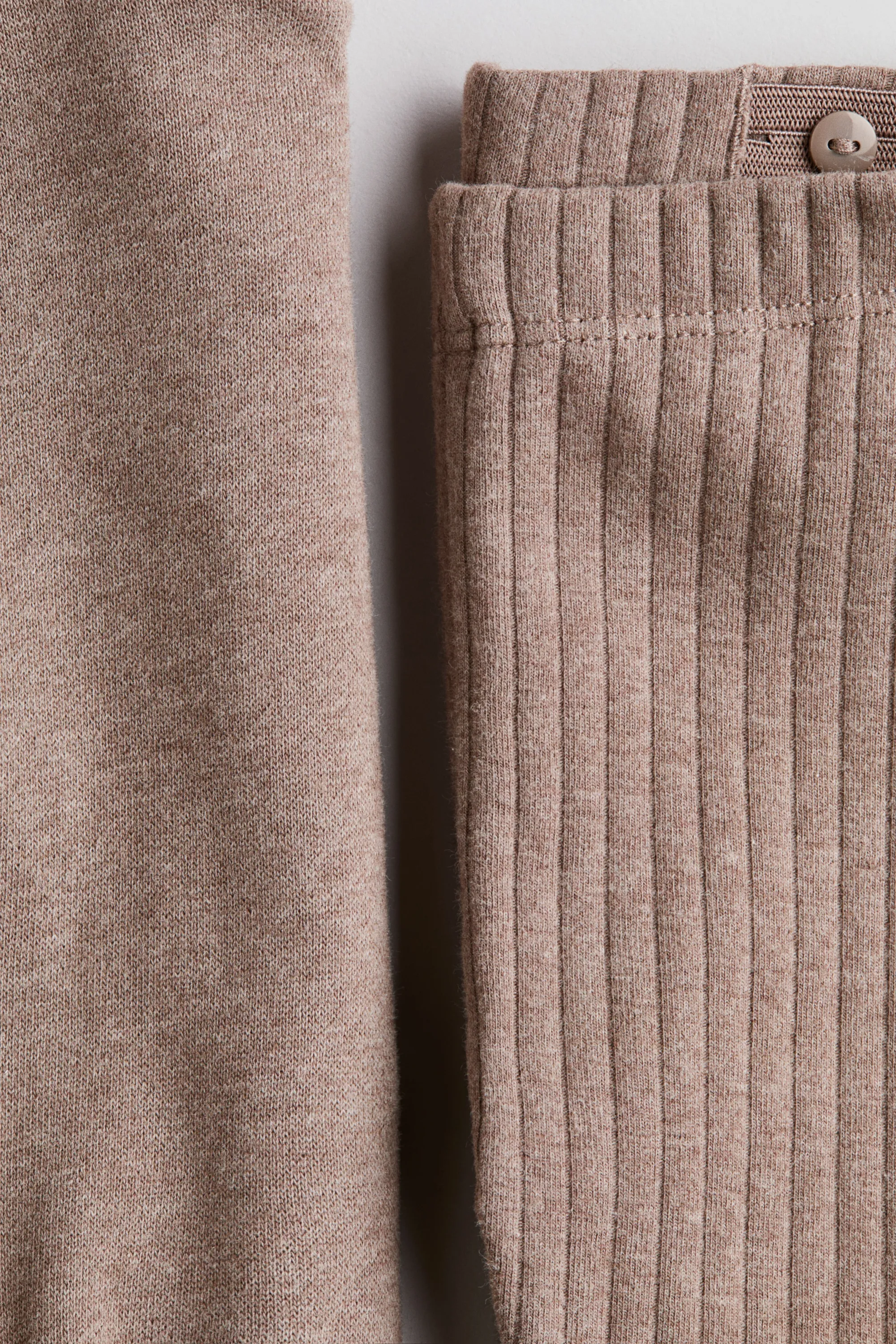 Ensemble 2 pièces en coton - Beige foncé
