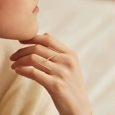 Bague double doigt Joy – BDM Studio — photo 2