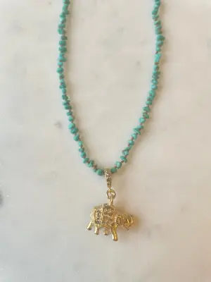 Nouveau ! ROOM SERVICE JEWELRY Charm Baby Elephant Diamants — photo 3