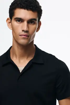 Polo Slim Fit - Noir — photo 2