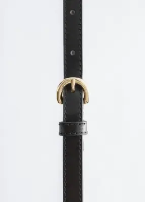 Ceinture fine - Noir — photo 2