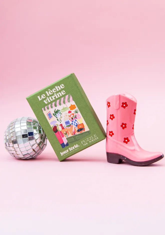 Mini puzzle 100 pièces Le lèche vitrine – Jour Férié