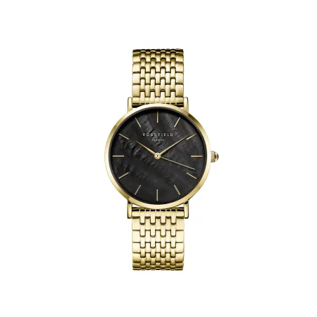 Montre Rosefield Upper East Side Noir Or UBGSG-U35