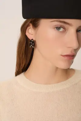 Boucles D'Oreilles Maelys Noir — photo 2