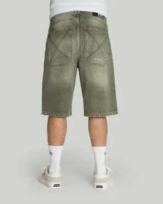 Short homeboy x-tra baggy dye denim – washed green — photo 2