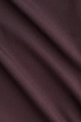 Robe en jersey avec panneau drapé - Marron foncé — photo 5