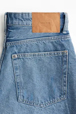 Short High en denim - Bleu denim — photo 1