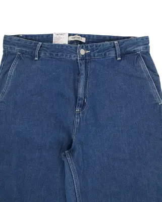W Pierce Pant Straight Blue Stone Washed — photo 2